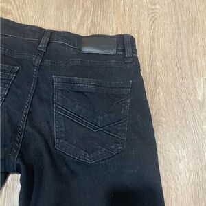 BKE Men's Dark Black Jeans